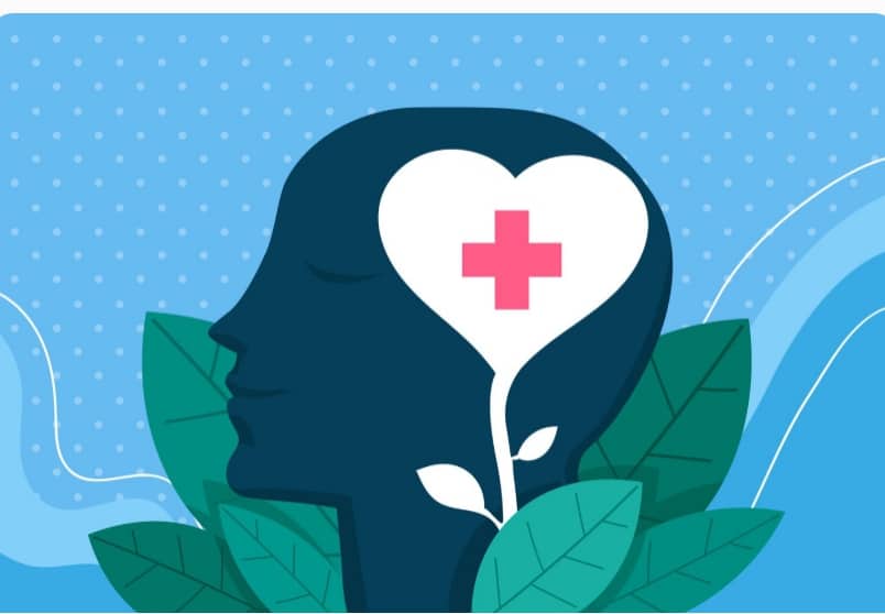 Mental health concept showing stress and emotional wellbeing