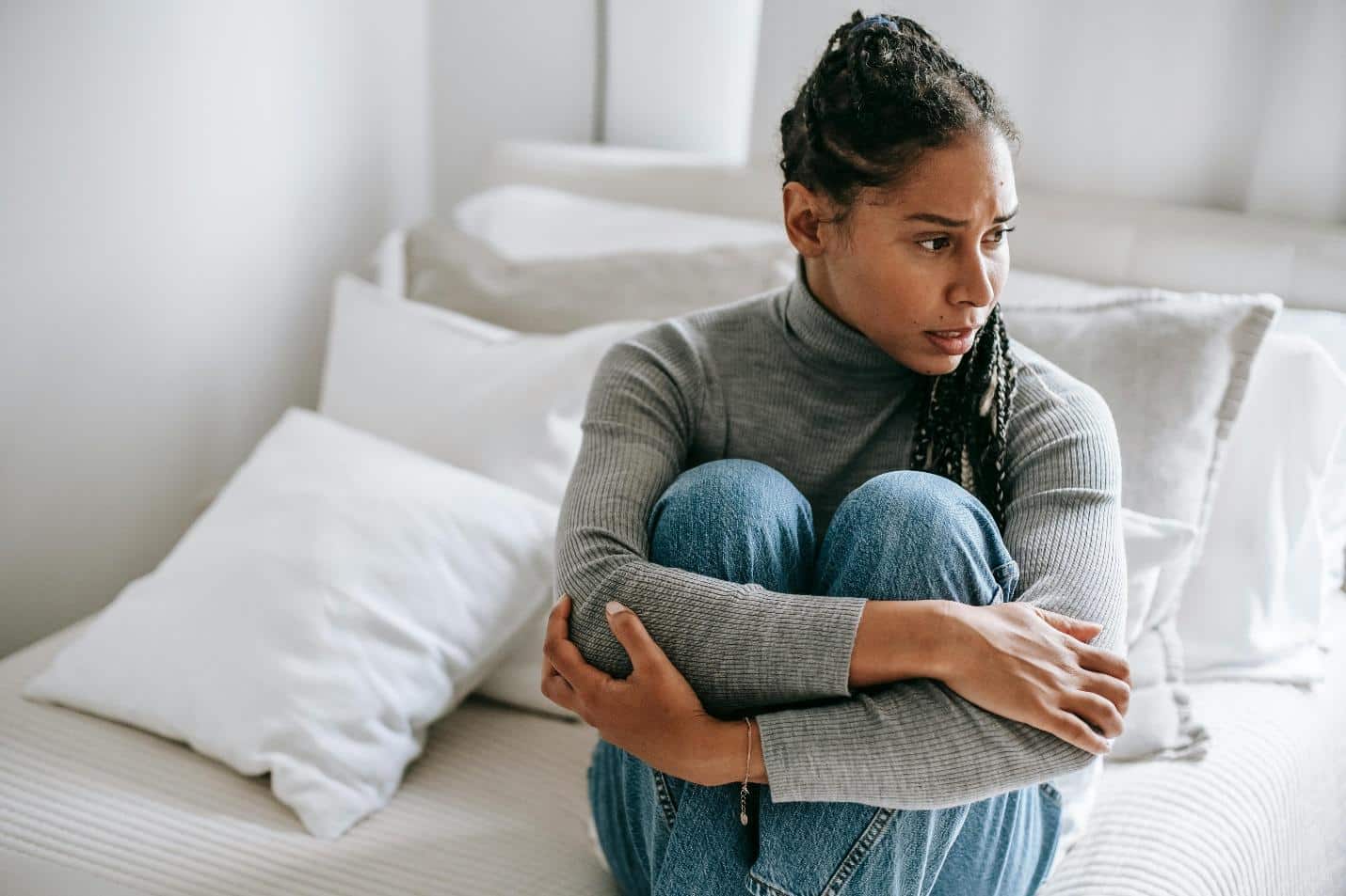 A person feeling sad